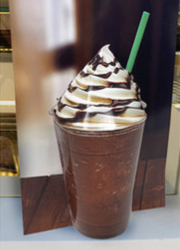 3D latte cappuccino printed prop display